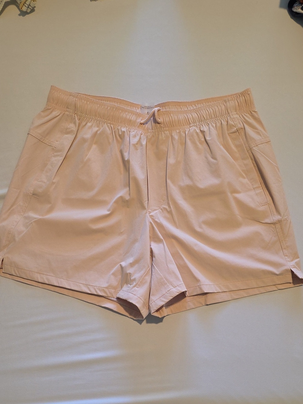 LNA Men's Soft Blush Athletic Drawstring Shorts